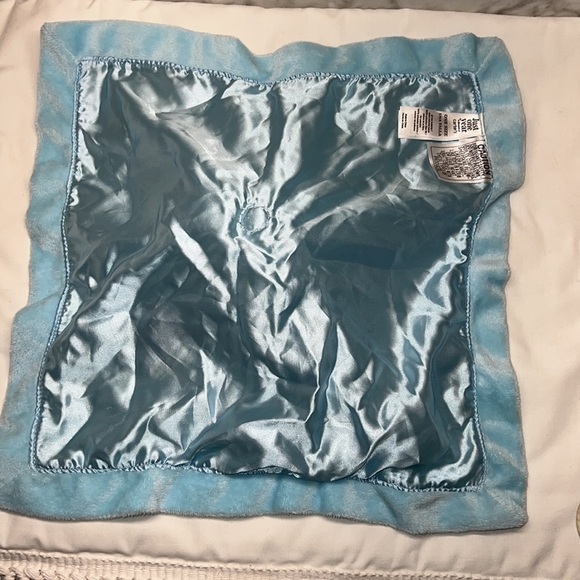 Vintage carter’s I love hugs blue and green FROG lovey security blanket TOY - Picture 4 of 5